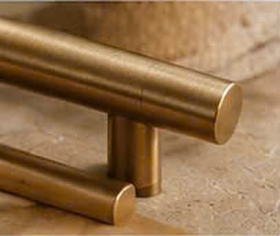 Brushed Brass — metals material sample