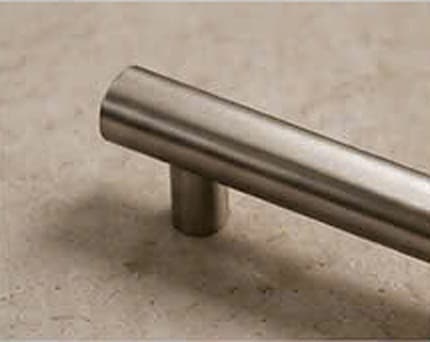 Satin Nickel — metals material sample
