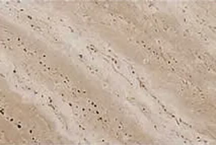 Travertine — stone material sample